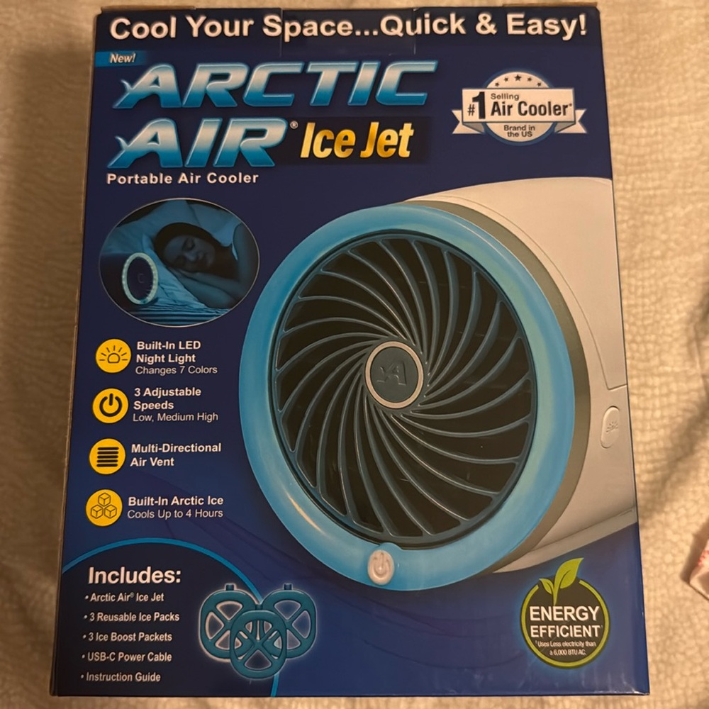 Arctic Air® Ice Jet, the personal space cooler